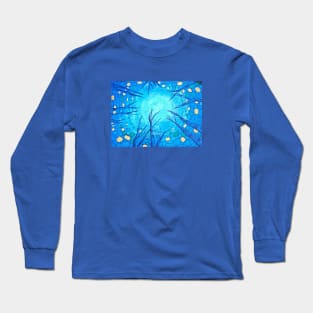 The view of the night sky Long Sleeve T-Shirt